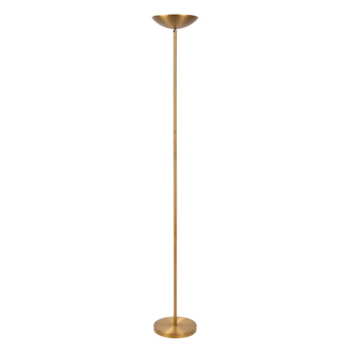 Messing Leselampe Stehlampe Modern, Zenith, 20W, 3000K LED, mit Touch-Dimmer