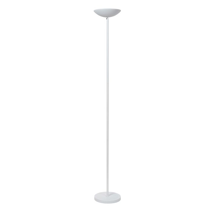 Weiße Leselampe Stehlampe Modern, Zenith, 20W, 3000K LED, mit Touch-Dimmer