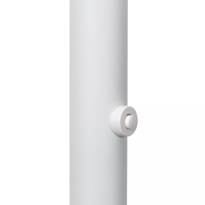 Weiße Leselampe Stehlampe Modern, Zenith, 20W, 3000K LED, mit Touch-Dimmer