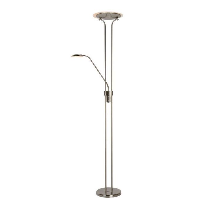 Chrom Leselampe Stehlampe Modern, Champion, 20W, 3000K LED