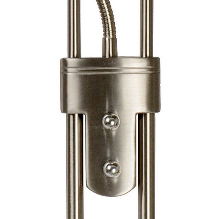 Chrom Leselampe Stehlampe Modern, Champion, 20W, 3000K LED