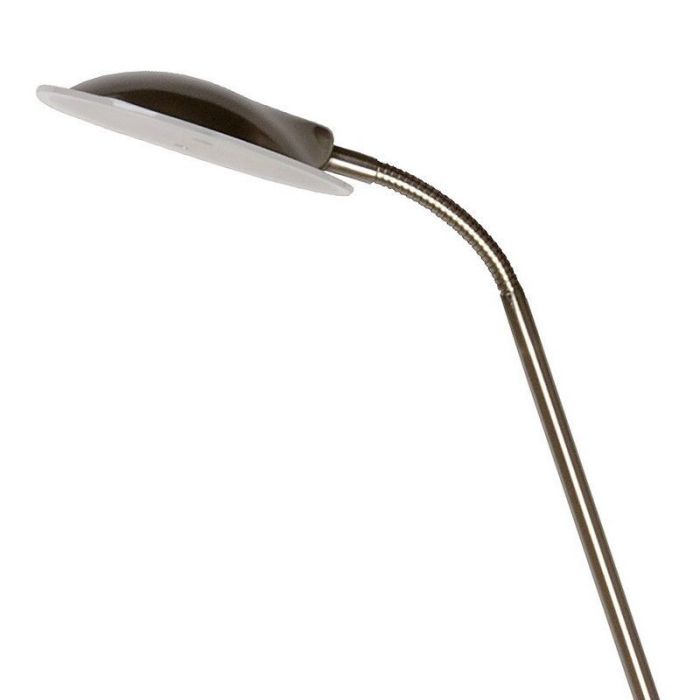 Chrom Leselampe Stehlampe Modern, Champion, 20W, 3000K LED