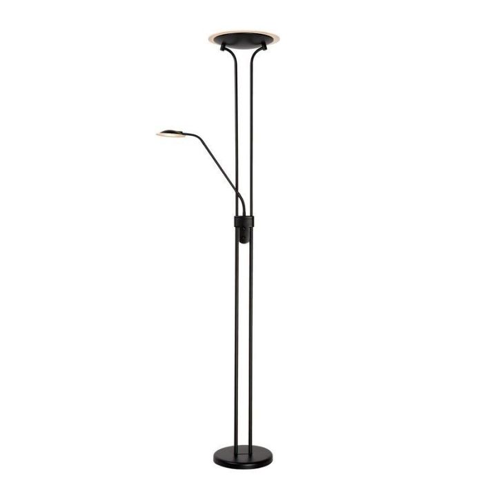 Schwarze Leselampe Stehlampe Modern, Champion, 20W, 3000K LED
