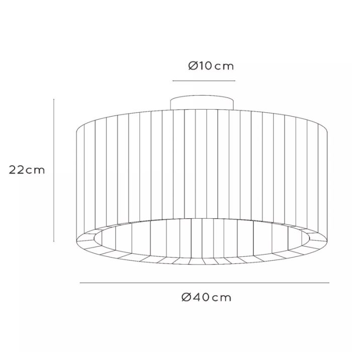 Weiße Deckenlampe Modern, Fold