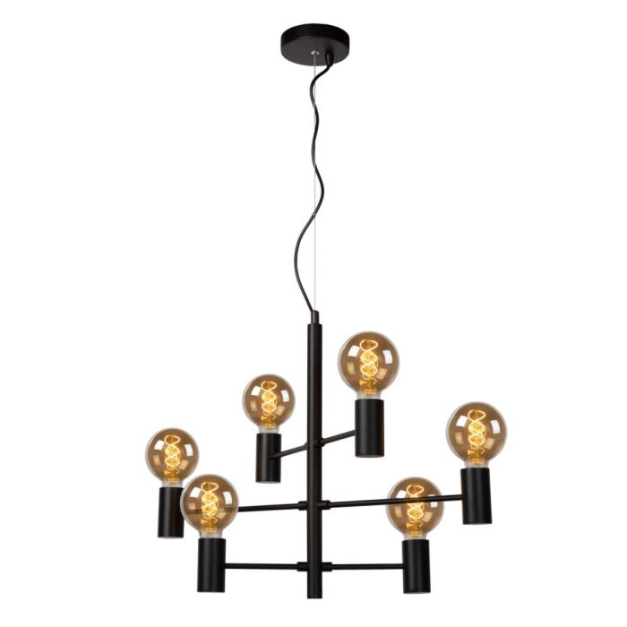 Schwarze Pendelleuchte Modern, Leanne