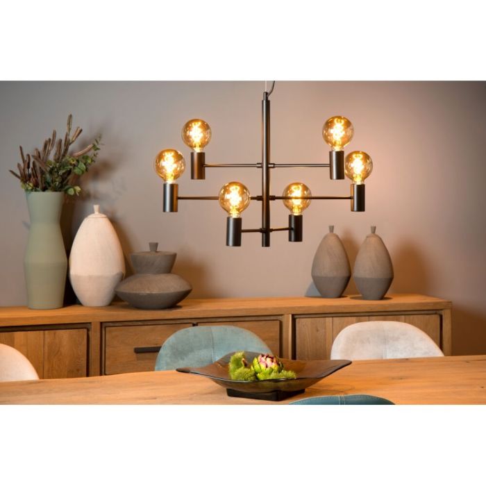 Schwarze Pendelleuchte Modern, Leanne