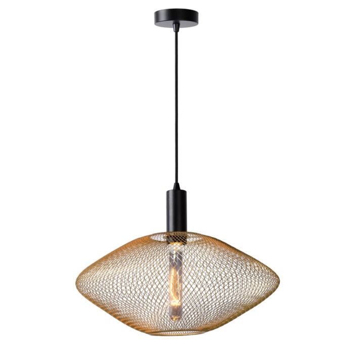 Goldene Pendelleuchte Modern, Mesh