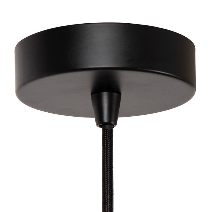 Schwarze Pendelleuchte Antik, Danza