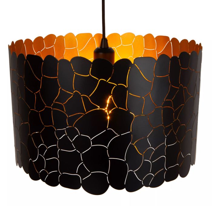 Schwarze Pendelleuchte Modern, Almelo