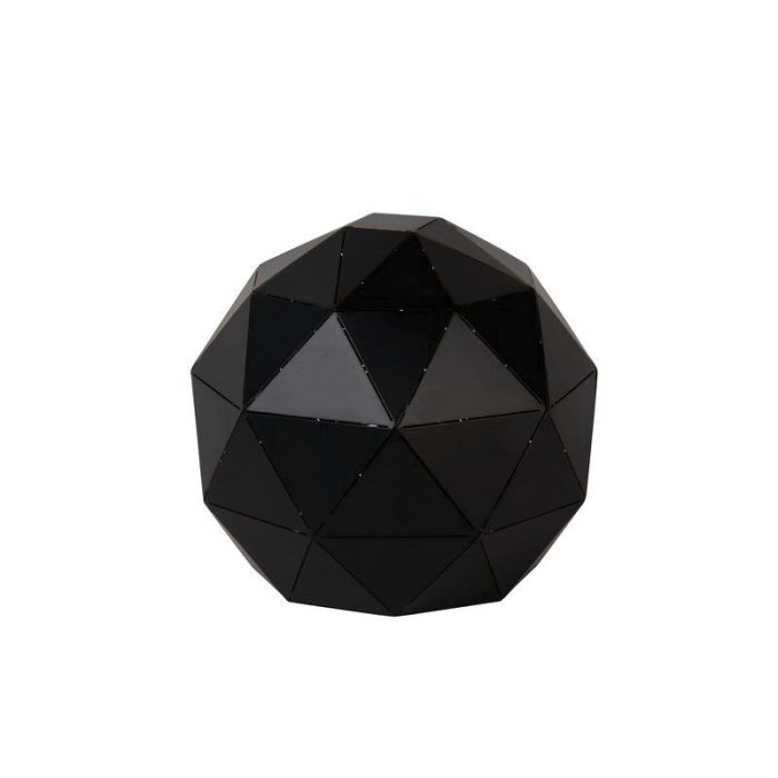 Schwarze Tischleuchte Modern, Otona, mit Schalter