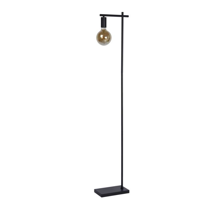 Schwarze Stehlampe Modern, Leanne, mit Schalter
