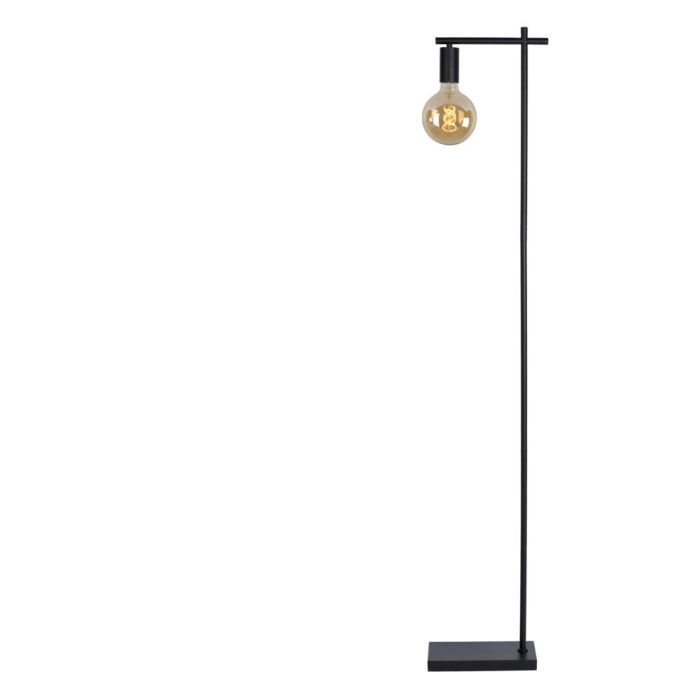 Schwarze Stehlampe Modern, Leanne, mit Schalter