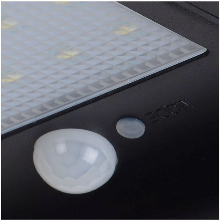 Schwarze Außen Wandleuchte mit Bewegungsmelder Modern, Basic, 3W, 2700K LED, IP44