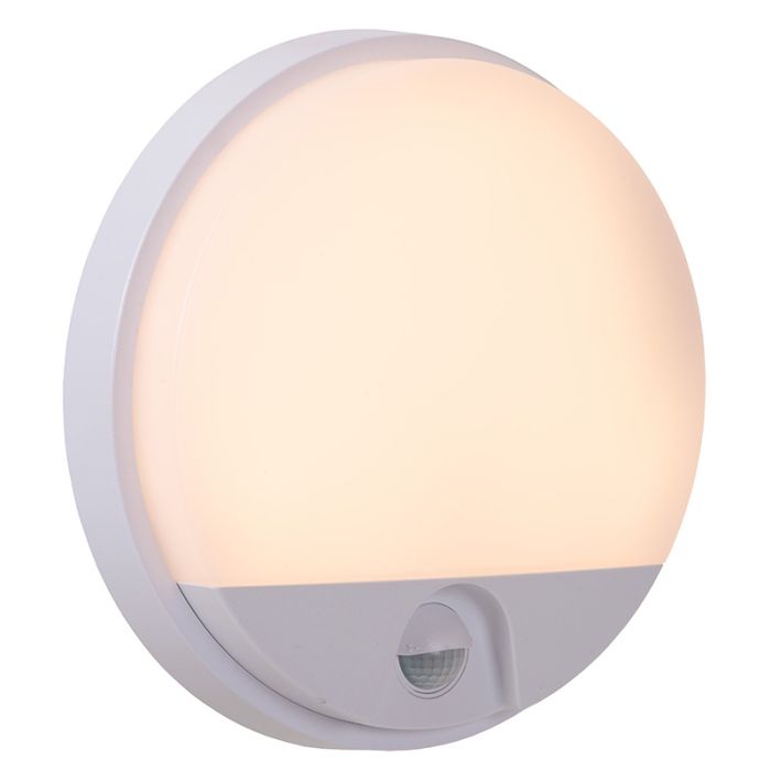 Weiße Wandleuchte Badezimmer Modern, Hups Ir, 10W, 3000K LED, IP54