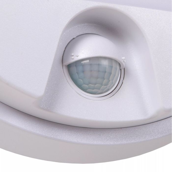 Weiße Wandleuchte Badezimmer Modern, Hups Ir, 10W, 3000K LED, IP54