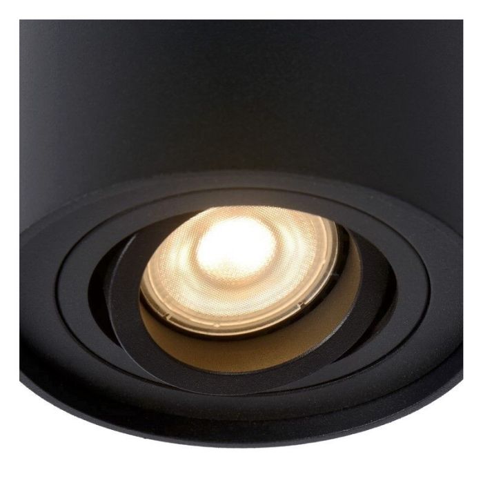 Schwarze Deckenstrahler Modern, Tube