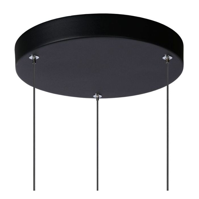 Schwarze Pendelleuchte Modern, Tubule