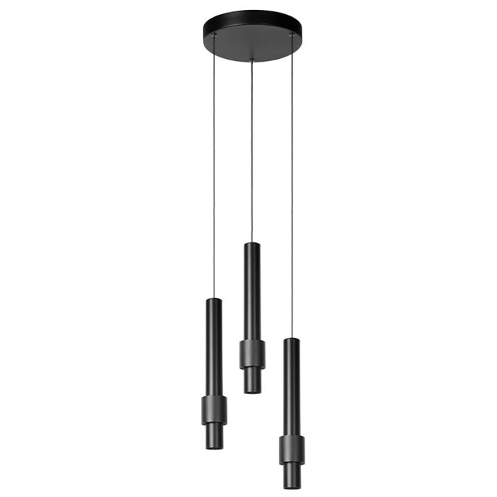 Schwarze Pendelleuchte Modern, Margary, 4W, 2700K LED