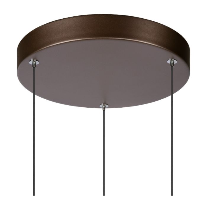 Braune Pendelleuchte Modern, Margary, 4W, 2700K LED
