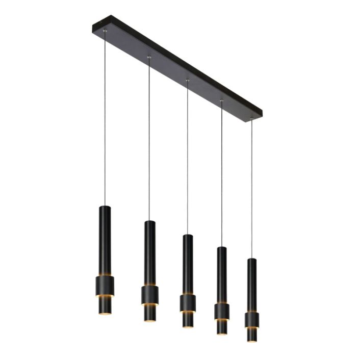 Schwarze Pendelleuchte Modern, Margary, 4,2W, 2700K LED