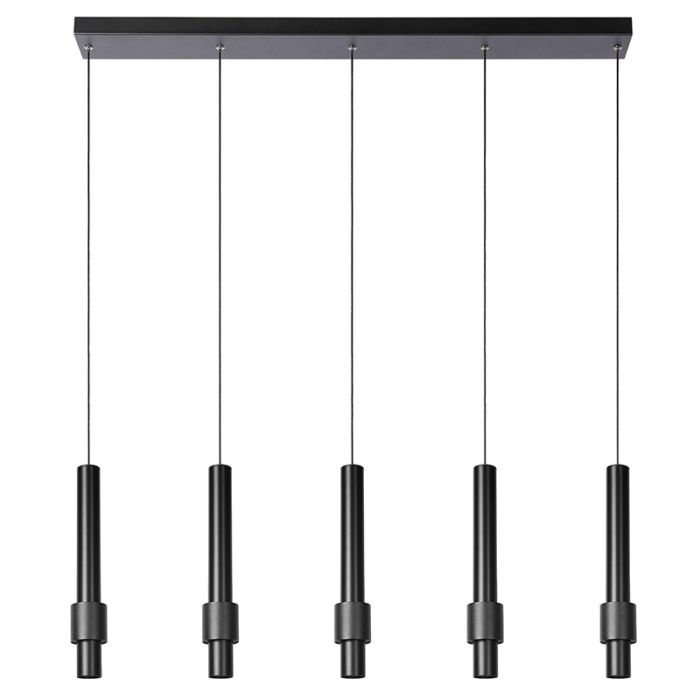 Schwarze Pendelleuchte Modern, Margary, 4,2W, 2700K LED