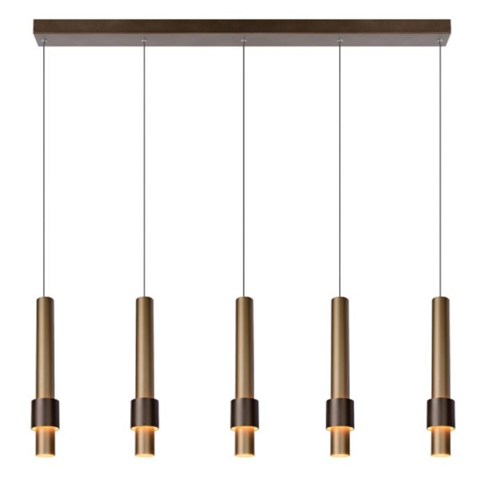 Braune Pendelleuchte Modern, Margary, 4,2W, 2700K LED