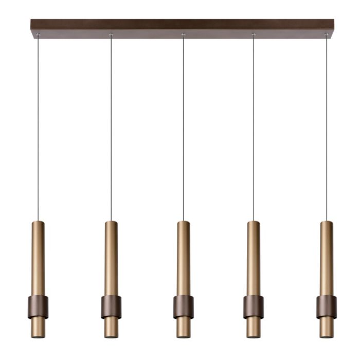 Braune Pendelleuchte Modern, Margary, 4,2W, 2700K LED