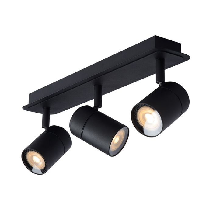 Schwarze Deckenstrahler Badezimmer Modern, Lennert, IP44