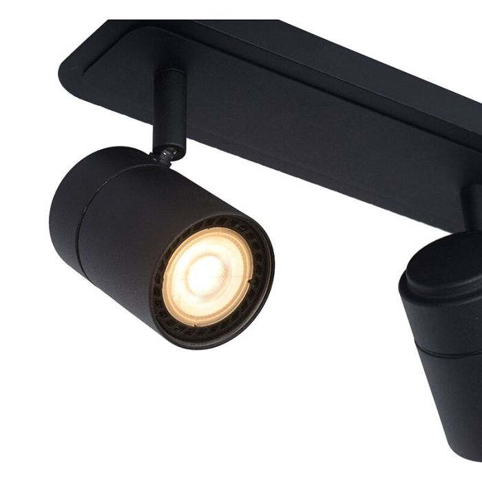 Schwarze Deckenstrahler Badezimmer Modern, Lennert, IP44
