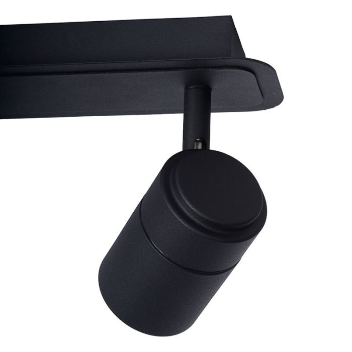 Schwarze Deckenstrahler Badezimmer Modern, Lennert, IP44