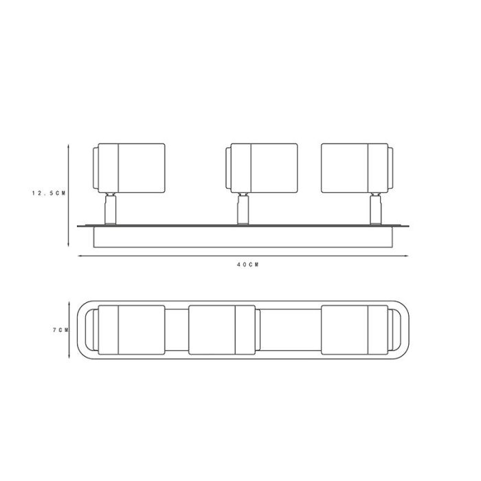 Schwarze Deckenstrahler Badezimmer Modern, Lennert, IP44