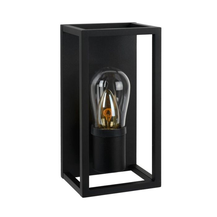 Schwarze Wandleuchte Modern, Carlyn, IP54