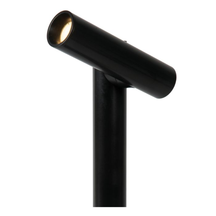 Schwarze aufladbare Tischlampe Modern, Antrim, 2,2W, 2700K LED, IP54, mit Touch-Dimmer