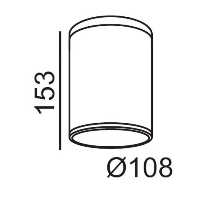 Anthrazit Außenleuchte Modern, Tubix, IP54
