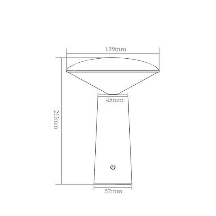 Schwarze Außen Tischleuchte Modern, Jive, 4W, warm- bis kaltweiß einstellbare LED, IP44, mit Schalter