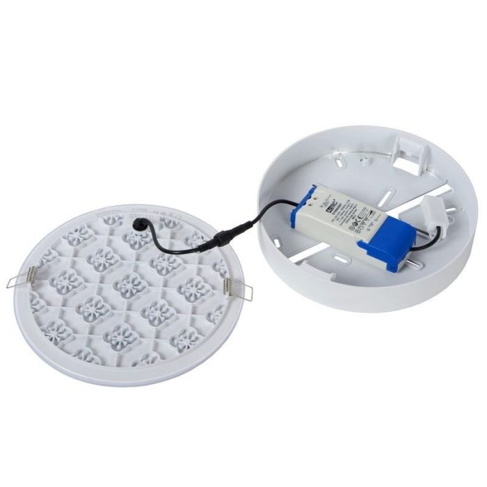 Weiße Deckenlampe Modern, Ceres, 30W, 3000K LED, IP44