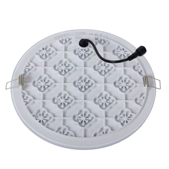 Weiße Deckenlampe Modern, Ceres, 30W, 3000K LED, IP44