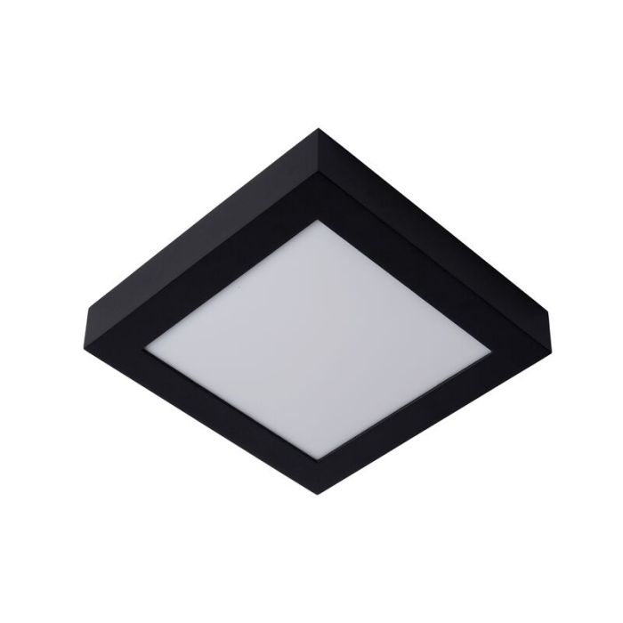 Schwarze Deckenlampe Modern, Brice, 22W, 3000K LED, IP44