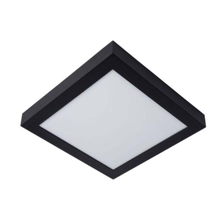 Schwarze Deckenlampe Modern, Brice, 30W, 3000K LED, IP44