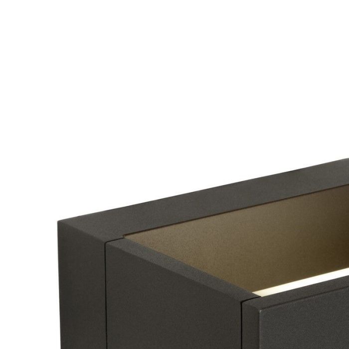Anthrazit Außenleuchte Modern, Goa, 6W, 3000K LED, IP54