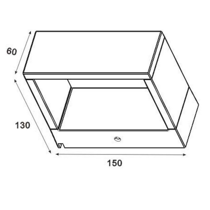 Anthrazit Außenleuchte Modern, Goa, 6W, 3000K LED, IP54