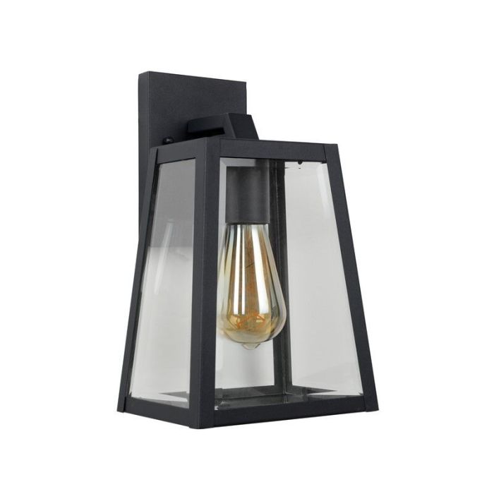 Schwarze Wandleuchte Modern, Matslot, IP23