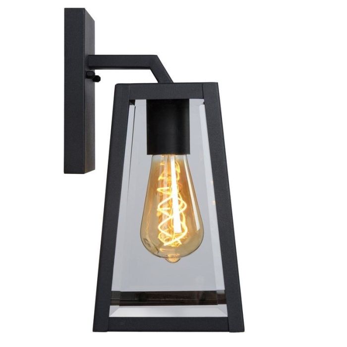 Schwarze Wandleuchte Modern, Matslot, IP23