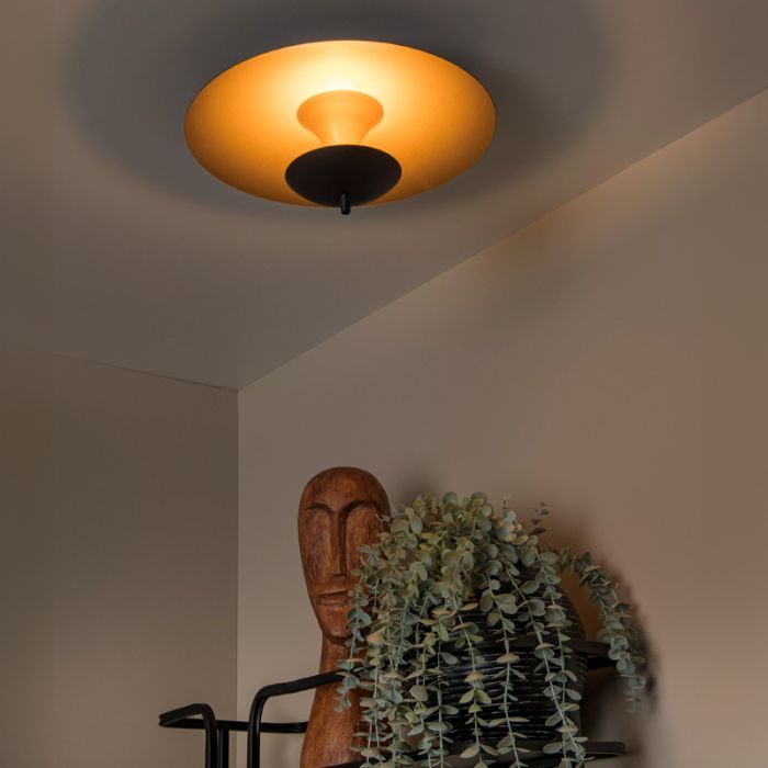Goldene Deckenlampe Vintage, Vulcan, 9W, 3000K LED