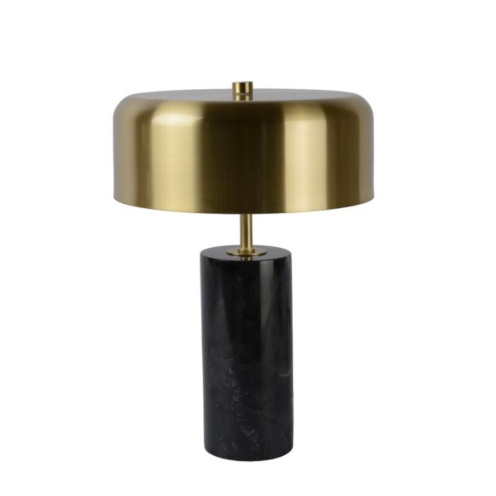 Marmor Tischleuchte Gold, Mirasol, mit Schalter
