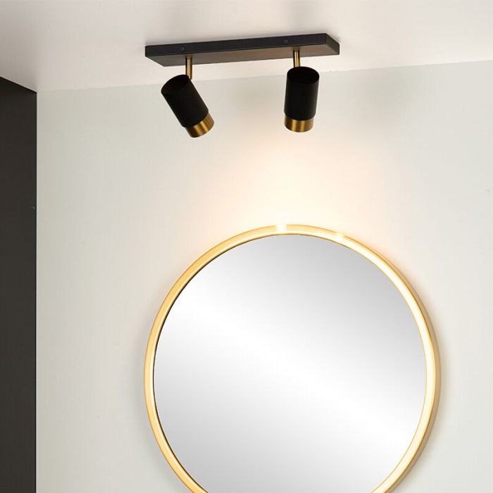 Goldene Deckenstrahler Modern, Floris