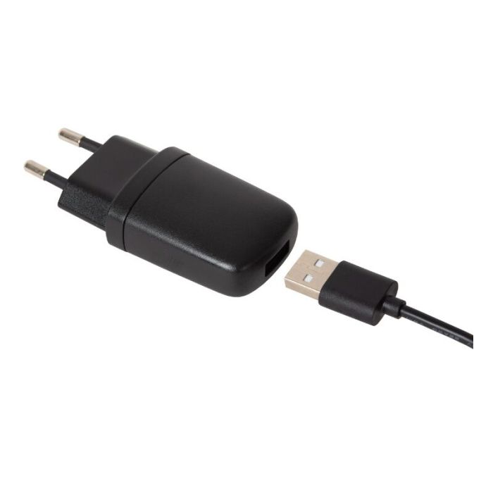 Schwarze aufladbare Stehlampe Modern, Stirling, 3W, 2700K LED, mit Touch-Dimmer