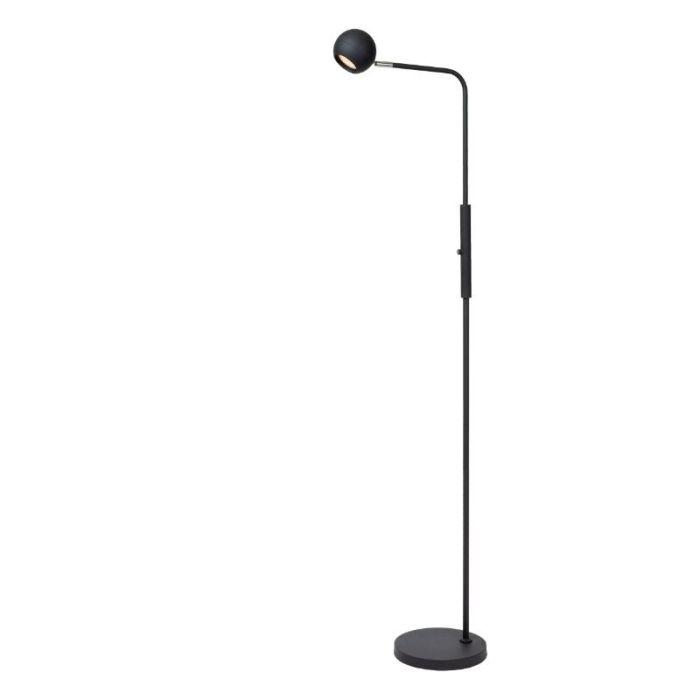 Schwarze aufladbare Stehlampe Modern, Comet, 3W, 2700K LED, mit Touch-Dimmer