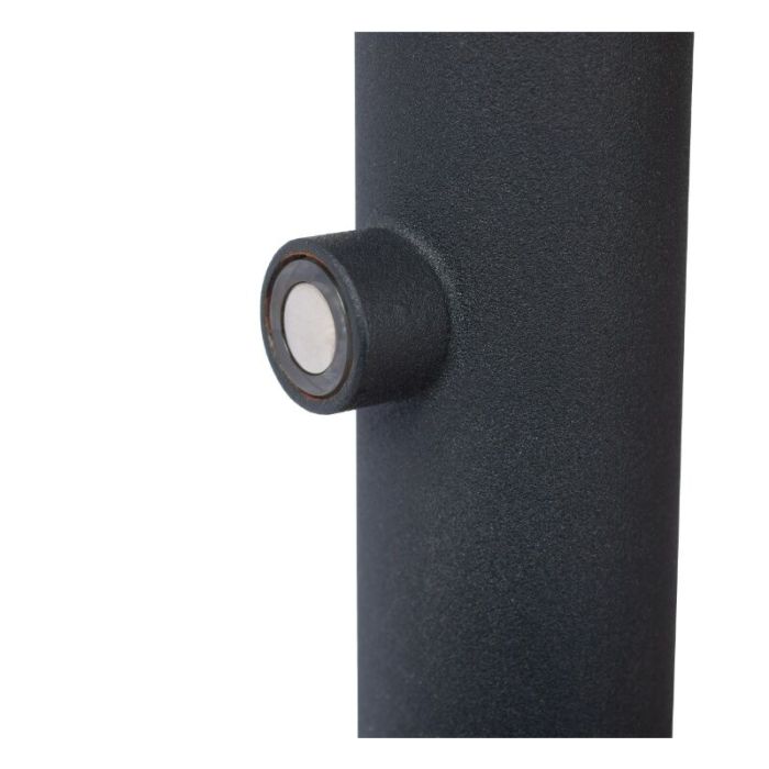 Schwarze aufladbare Stehlampe Modern, Comet, 3W, 2700K LED, mit Touch-Dimmer