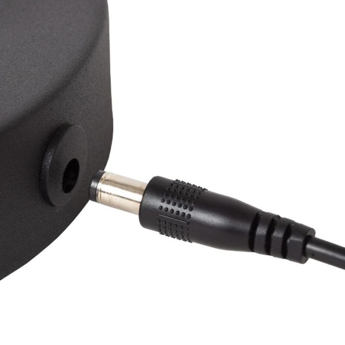 Schwarze aufladbare Stehlampe Modern, Comet, 3W, 2700K LED, mit Touch-Dimmer